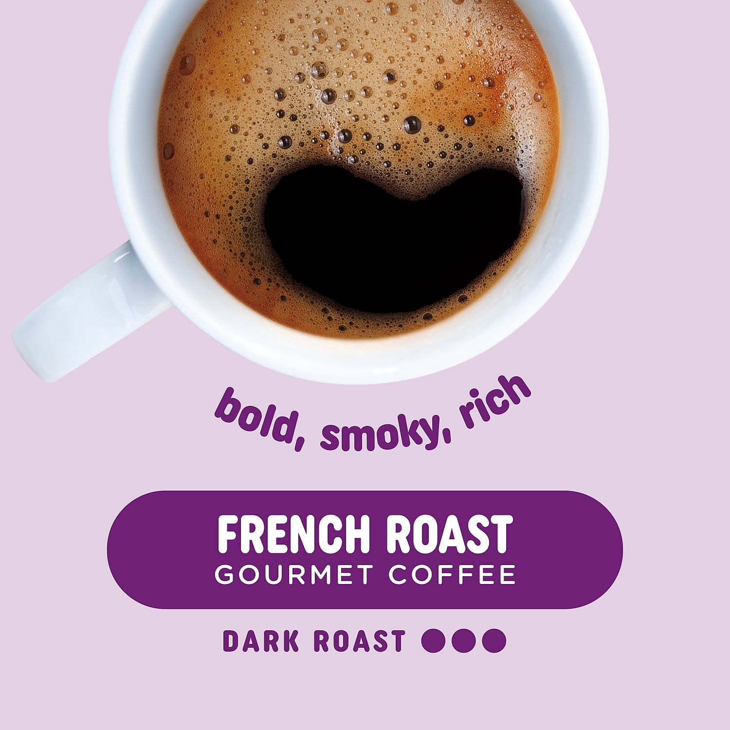 Pick Me Up Provisions French Roast Coffee Keurig K-Cup Pods Dark Roast 96/Carton (52966CT)
