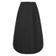 thumbnail image 3 of Falda Falda básica de lino y algodón con bolsillo, ajuste holgado, atuendo diario para mujer (negro S) Cgtredaw Negro T S para Mujer, 3 of 6