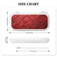 thumbnail image 4 of Red Leather Pattern Mix, Carrying Case For Nintendo Switch & OLED Version, Eva Lightweight Shockproof Protective Pouch Case for Game Console & Accessories with 10 Game Card Slot & Wristband, White, 4 of 6