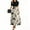 A4 Khaki, variant on Maxi Dresses for Women 2025 Casual Patchwork Tie Puff Sleeve Dress Summer Modest Elegant Church Wedding Guest Dresses Beige M