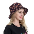 thumbnail image 5 of Kll Leopard Print Bucket Hat for Women Men Packable Travel Beach Sun Hat Outdoor Rave Accessories Reflective Fisherman Cap, 5 of 6