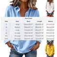 thumbnail image 3 of Mifsaly Linen Long Sleeve Shirt Women Collared Button Down Oversized Shirts Lightweight Casual Summer Beach Office Work Outfits 2026 S, 3 of 7
