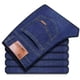 thumbnail image 1 of Pantalones vaqueros elásticos finos de verano de cintura alta elásticos rectos sueltos informales de talla grande pantalones Cargo para hombres jóvenes, 1 of 4