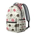 thumbnail image 2 of Donut-Themed Campus Backpack - Stylish & Lightweight Bag for Students & Professionals, Donut Print, Roomy Compartment, Ergonomic Shoulder Straps, Perfect Donut Gift, 2 of 6