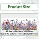 thumbnail image 2 of Calcomanías para ventanas de 15 x 46 con diseño de mariposas y flores grandes, reutilizables, con diseño de flores de primavera, girasol, enredadera, para evitar que los pájaros y las mascotas, 2 of 7