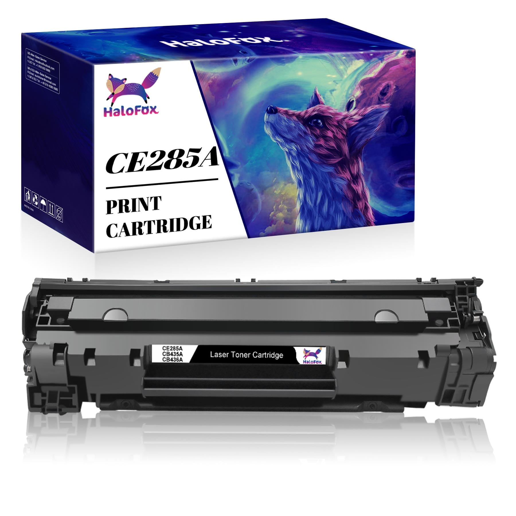 Permiso Sarabo árabe Certificado CE285A 85A Toner Cartridges for HP Laserjet Pro P1102w P1006 M1212nf MFP  P1102 P1109w M1217nfw 1102w Printer (Black, 1-Pack) - Walmart.com