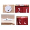 thumbnail image 4 of Luminous Christmas Wooden Calendar Decor Desktop Reusable Perpetual Calendar Creative Car Shape Santa Claus Design Glowing Calendar Block Photography Props for Office Home Table Ornament, 4 of 7