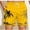 Yellow, variant on Mens Swim Trunks Quick Dry Bathing Suits Summer Holiday Beach Board Shorts with Pockets Surf Boardshorts