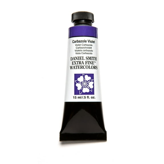 Daniel Smith Extra Fine Watercolor, 15 ml, Carbazole Violet