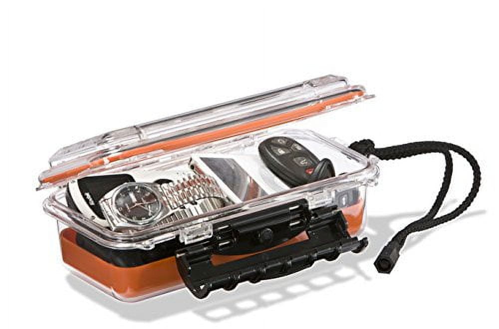 Plano Guide Series 3500 Field Box Waterproof Case, Orange, Small