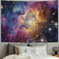 thumbnail image 2 of Nawypu Night Sky Tapestry,Dark Blue Cosmic Starry for Bedroom Dormitory Living Room Office Daily Decorative Tapestry Wall Art Deco Tapestry, 2 of 6