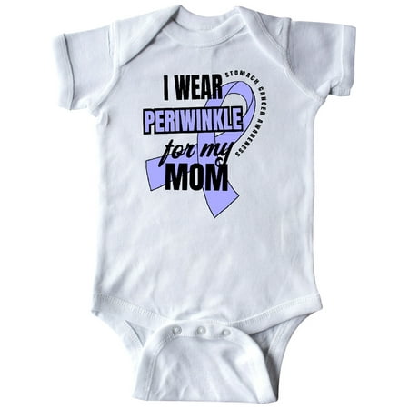 

Inktastic I Wear Periwinkle For My Mom Stomach Cancer Awareness Gift Baby Boy or Baby Girl Bodysuit