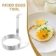 thumbnail image 3 of BRIGHTFUFU Juego de anillos para panqueques, 2 uds., anillo para huevos fritos de acero inoxidable, moldes para panqueques con forma de corazón y redondo para sándwich de desayuno, 3 of 7
