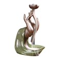 thumbnail image 1 of Quemador de de reflujo creativo estatuil mano Buda artesanía cro Zulema Quemador de incienso, 1 of 8