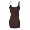 thumbnail image 4 of Essential Basic Women Basic Built In Bra Spaghetti Strap Layering Cami Top Tank - Junior Size, 4 of 7