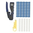 RJ45 Crimping Tool Multifunctional Crimper Cutter Stripper for