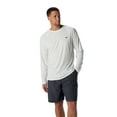 thumbnail image 1 of Speedo Men's Adult Easy Dry Long Sleeve Rash Guard Swim Tee - White, Size: L, 1 of 3