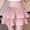 Pink, variant on Dianli Skirt Skort Women's High Waist Pleated Cake Skirt Ballet Style A Line High Rise Elastic Waist Layered Tulle Puff Short Skirt Party Dance Casual Work To Weekend Beachwear Party
