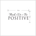 thumbnail image 2 of Think Do Be Positive Vinyl Quote Wall Sticker Decals Home Decor Removable DIY, 2 of 9