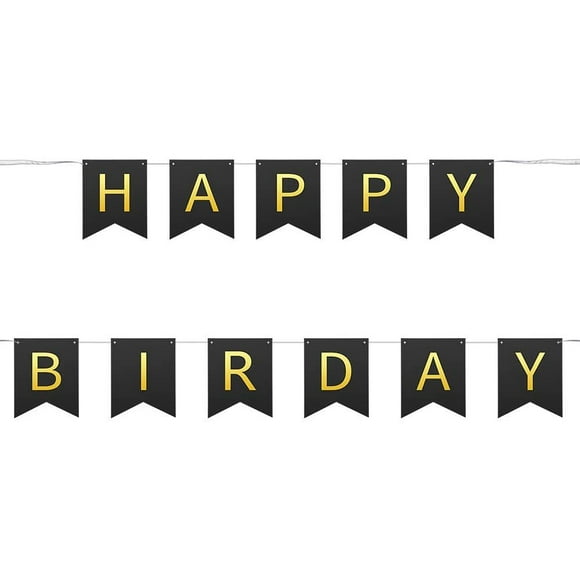 Happy Birthday Burlap Banner For Birthday Party Decorations, Funny Birthday Party Supplies