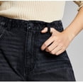 thumbnail image 2 of Now This Womens Cotton Frayed Denim Shorts Ren 32, 2 of 3