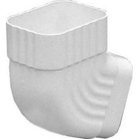 Euramax Canada 1789635 Downspout Elbow B White Vinyl