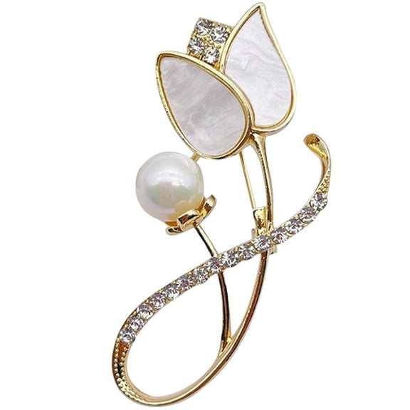 Brooch Costume Jewlery Jewelry for Women Collar Pin Fashion Clips Clothes Badge Pearl Prom Boutonniere Miss