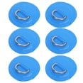 thumbnail image 2 of Parches inflables de PVC azules con hebillas de acero inoxidable Juego de 6 almohadillas para anilla de barco marino, 2 of 8
