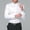 White, variant on High Quality Men's New Pure White Regular Shirt Business Long Sleeved Shirt With Cufflinks Men's Shirt Asian Size M
