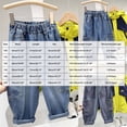 thumbnail image 3 of NIEWTR Boys Jeans Straight Wide Leg Denim Trousers Comfortable Playwear Spring Loose Casual Big Youth Kids Pants, 3 of 9