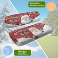 thumbnail image 5 of Binienty Funny Santa Claus Golf Car Seat Cushion Cover Easy Install Christmas Golf Cart Seat Towel Blanket for Bench and Backrest 2 Piece Golfcart Cushion Covers for Most 2 Passenger Club Car, 5 of 8