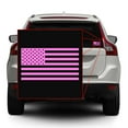 thumbnail image 2 of American US Flag Vinyl Decal Sticker for Laptop/Car/Truck/Window/Bumper (Matte Pink, 10in [3-Pack]), 2 of 4