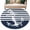 Blue, variant on Round Area Rugs Collection 5 Ft, Navy Blue Anchor Non-Slip Residential Carpet, Nautical Coastal Abstract Art Indoor Crawling Mats Runner Rugs for Living Room/Dining Room/Bedroom