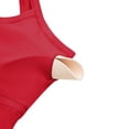 thumbnail image 7 of ChoXxx Women's Sexy Slim Fit Crop Camisole Built In Bra Sleeveless Tank Top Stretchy Summer Fashion Red S, 7 of 7