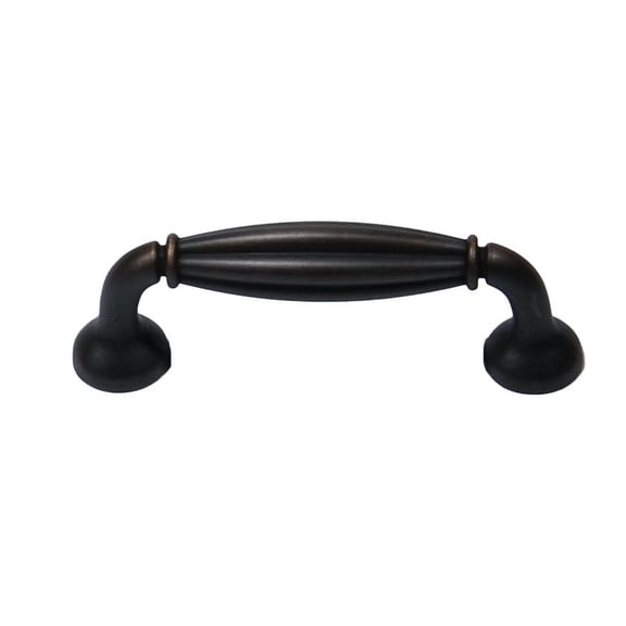 Residential Essentials 10373VB 3.75 in. Cabinet Fluted Pull - Venetian Bronze