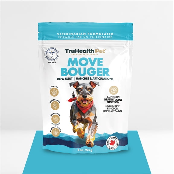 TruHealthPet Bouger Supplement, Friandises à Mâcher pour Chiens, Sachet de 90 Unités