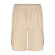 thumbnail image 5 of Pantalones Cortos de Carga de Cintura Elástica para Hombres Casual Sólido Longitud de Rodilla Bolsillo de Carga Pantalones Rectos, Mezcla de Algodón, 5 of 6