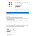 thumbnail image 2 of Rear Brake Pad Set - Compatible with 2016 - 2018 BMW 340i xDrive 2017, 2 of 2