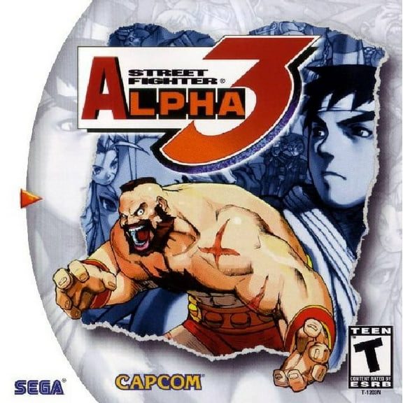 Restored Street Fighter Alpha 3 (Sega Dreamcast, 2000) Fighting Game (Refurbished)