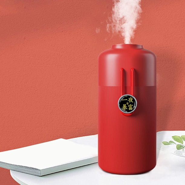 Humidificador de aire silencioso USB recargable humedad 2,0 W purificador de niebla humidificador difusor de aceite aceites esenciales para plantas de rojo Macarena Mini humidificador de aire
