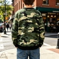thumbnail image 3 of Abcomgle Long Sleeve Shirts for Boys 10-12 Casual Camo Crewneck T-Shirts for Boys Winter Basic Boys Tops Athletic Layering for Boys, 3 of 5