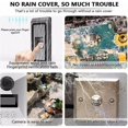 thumbnail image 3 of Funda para timbre, cubierta de metal impermeable, timbre inalámbrico para cámara de vídeo, timbre inalámbrico, timbre de timbre, 3 of 5
