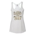 thumbnail image 2 of Wild Bobby, A Little Country, A Little Hood, Pop Culture, Women Tri-Blend Racerback Tank Top, Heather White, X-Large, 2 of 4