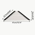 thumbnail image 4 of SDNall Dishwasher Water Filter Rack Sink Filter Rack Washbasin Dishwater Control Rack Tripod Non-slip Water Filter Rack, 4 of 9