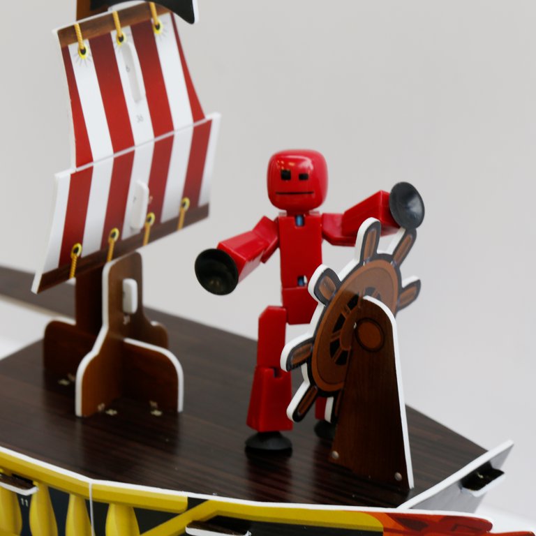 Zing Stikbot Pirate Scene Movie Set - Stop Motion Action Figure