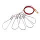 thumbnail image 5 of Stringer de material acero Inoxidable Stringer Fish Buckle Hebil De Cadena Durable Con 5 Cuerdas De De Seguridad Kit De Equipo DYNWAVEMX Broches para clips de pesca Stringer, 5 of 8