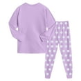 thumbnail image 5 of JUMEYU Pjs Kids Girls Kids & Toddler Girls Boys Pajamas 2 Piece Pjs Set Sleepwear Size 7-8 (Purple,7-8 Years), 5 of 8