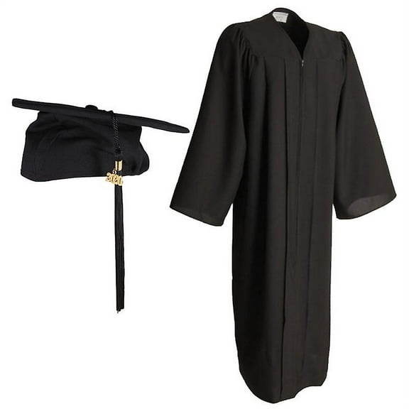 1pcs Graduation Gown And Cap