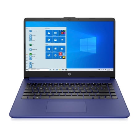 UPC: 0196068224646 | HP 14 Series 14  Laptop – Intel Celeron N4020 – 4GB RAM – 64GB eMMC – Windows 10 Home in S mode – Indigo Blue 14-dq0010nr (47X74UA#ABA)