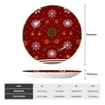 thumbnail image 2 of Gaeub Merry Christmas Print Ceramic Plate,Dinner Plates,Bone China Decorative Plates with Display Stand,Art Ceramic Ornaments for Wall Hanging Decoration-6in, 2 of 6